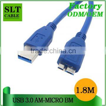 SLT 6FT 1.8m High Speed USB 3.0 Cable A male to Micro B male