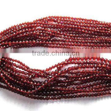 GarnetFaceted Roundlle Beads 3MM,3.5MM,4MM Approx photo-2