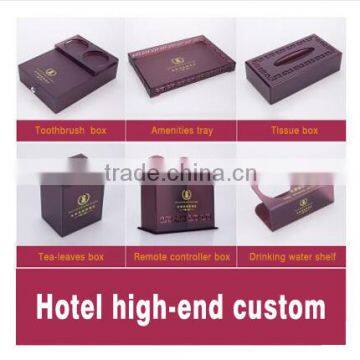 New Prodcut Eco-friendly OEM Acrylic Cheap Hotel Bathroom Amenitiy Sets Acrylic Accessories Tea Tray photo-2