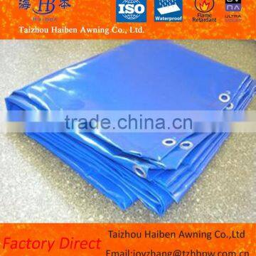 Various Colors Waterproof PVC Tarpaulin With Metal Eyelets