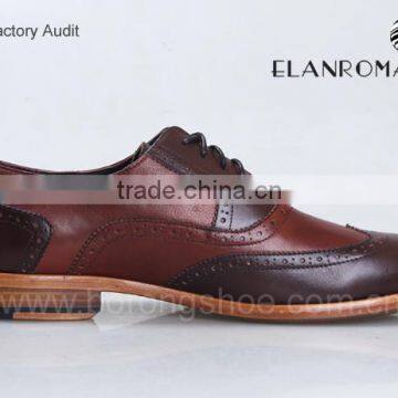 High Quality Leather Shoes Men Brogues Shoes Men Leather Dress Shoes photo-4