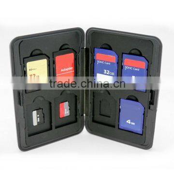 SW1301 Silver Micro SD MicroSD TF Card Holder SDXC Storage Holder Memory Card Case Bag Protector Metal Aluminum photo-2
