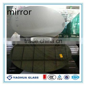 2MM to 6MM Large Frameless Aluminum Glass Mirror with ce ccc, iso