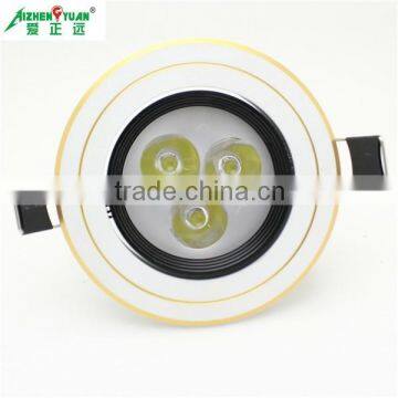 European Ceiling Recessed Dimmable LED downlight 3w