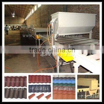 Colorful Stone Chip Coated Steel Roof Tiles Cold Roll Forming Machine photo-2