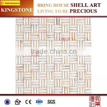 Cheap Chinese nature white shell mosaic tile Wholesaler Price