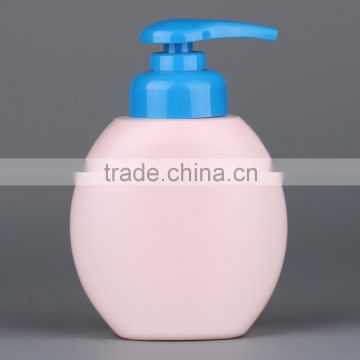 factory supply 250ml white plastic pe bottle for shampoo and shower gel