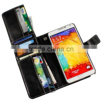 FOR GALAXY NOTE 3 CASE,PREMIUM PU LEATHER PURSE CASE COVER FOR GALAXY NOTE 3 N9000 N9002,WITH MASS CARD SLOTS