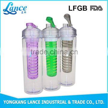 Promotion bottle sport, bpa free water bottle with infuser