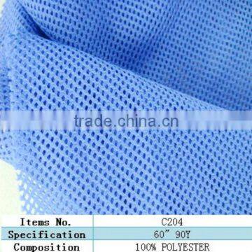 hexagonal netting polyester durable mesh jersey fabric