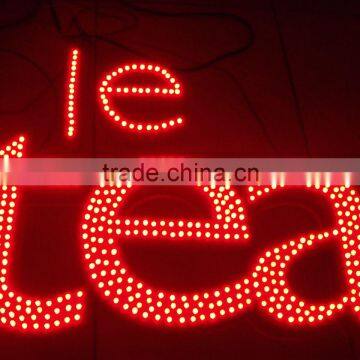 2014 NEW ! Punching metal wholesale led letter sign lighting