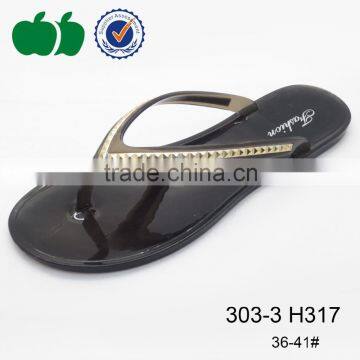 Wholesale Cheap Lady Flat Innovative Design Pvc Flip Flops Slippers photo-5