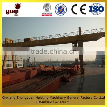 Double girder shipbuilding gantry crane