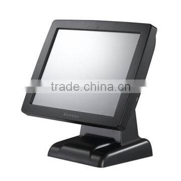 Revolutionary value-added dual hinge design CPU 15 inch pos system for restaurant