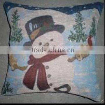 Christmas tapestry cushions