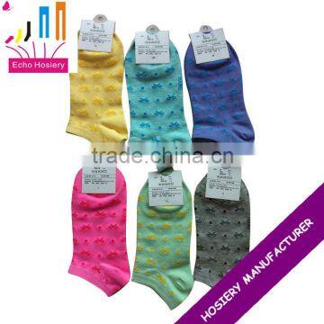 women colorful ankle socks