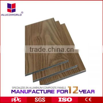 Alucoworld clean board exterior wood aluminium composite panel