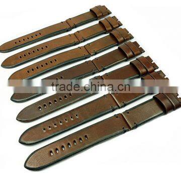 Good Quality Italian Vintage Leather 100% Hand Made Watch Straps