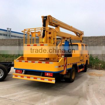 2015 aerial platform truck high attitude work truck 4X2 with 2 arms