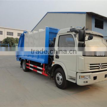 Dongfeng 4x2 small 5CBM garbage compactor for sale