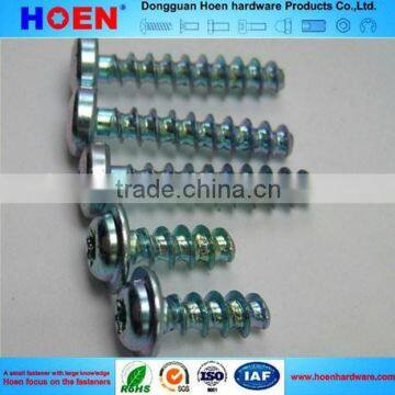 Carbon steel Zinc plated Pan head Torx Plastic Screws