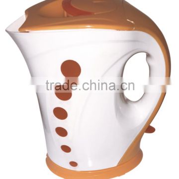 new design plastic electric water pot,1.7L electric tea kettle,home electric water jug with LED light