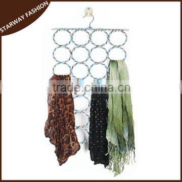 Multi Color Circle Storage Holder Belt Ties Hangers 28 Holes Scarf Hanger/# Quality Choice