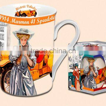 CARMANI Gift Set - Mug OLD VEHICLES Design