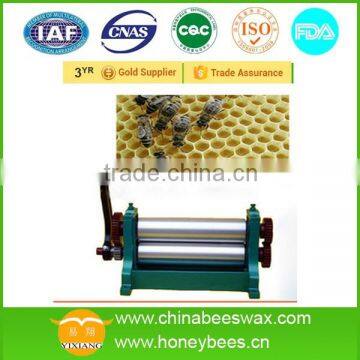 Factory bulk supply electric beeswax honey comb foundation sheet machine