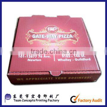 offset printing FSC Factory Customized Carton Pizza Boxes