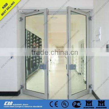 Aluminum frame glass swing door