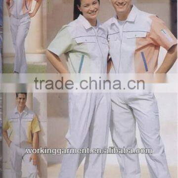 2013 hot sell and new design safety work wear uniforms with short sleeve