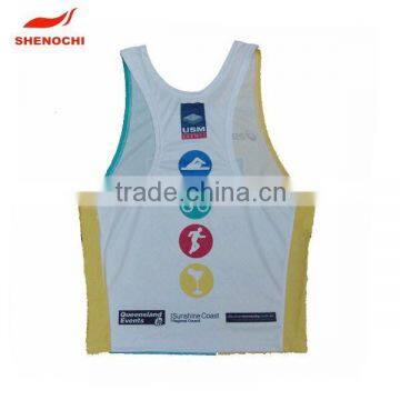 Breathable and quick dry running singlet, running wear/running shirt