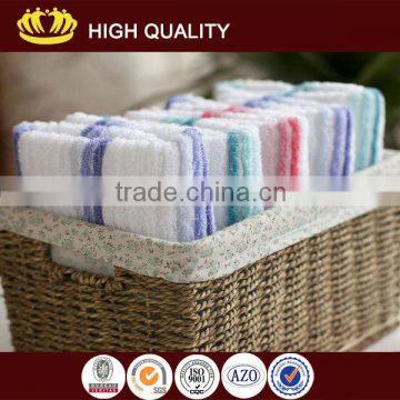 32s/2 combed cotton dyed yarn color ribs Hand Towel