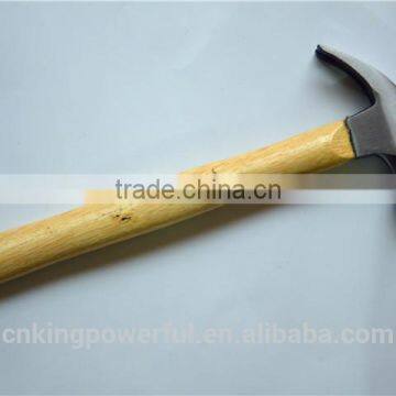 High Quality Claw Hammer (rubber &wooden Handle) Hand Tools Garden Hammer photo-3