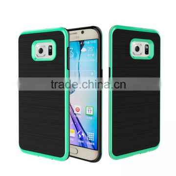 Brushed dual layers slim armor motomo case for Samsung galaxy S6 Edge Plus                        
                                                Quality Choice