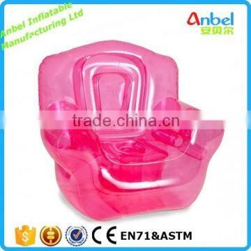 Popular Transparent Inflatable Corner Chair Air Sofa Inflatable Couch for Sale