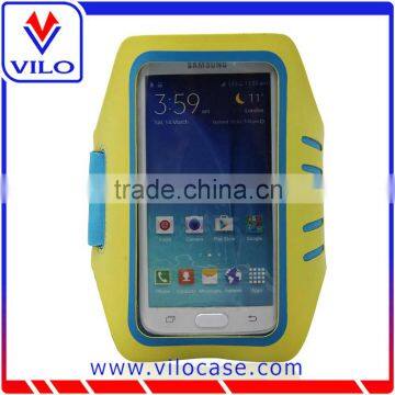 2015 new design ajustable running and fitness smart phone armband with key holder