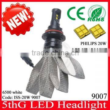 5thG maximum heat dissipation 2500lm auto 20w led headlight bulbs