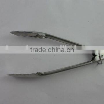 Promotional High Quality Metal Stainless Steel Salad Food Ice Tongs photo-2