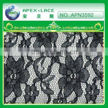 flower inspired fashion 100% nylon LACE For Garment-APN3592