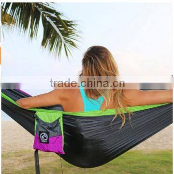 Hot Sale Swing Bed Parachute Fabric Outdoor Hammock photo-6