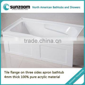 Three alcove bath,3-alcove acrylic bathtub,3-alcove acrylic bathtub