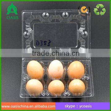 Custom blister pack for sale PVC/PET clear plastic egg tray