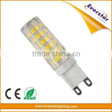 Factory price 2835smd 4.5w 220v ra80 led bulb g9