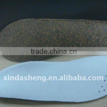 Cork insole environmental protection insole