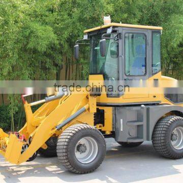 ZL10 wheel loader with a totally new appreance Small loader with new wide tires for European marketing