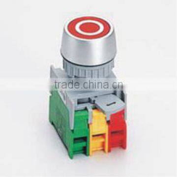 22mm IP65 Waterproof Illuminated Round Head PUSH ON - PUSH OFF Push Button Switch LED/Neon (PFL22) photo-2