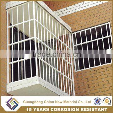 New 2016 steel wrought iron window grill design for safety