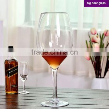 high quantity personlized long stem colored wine glass